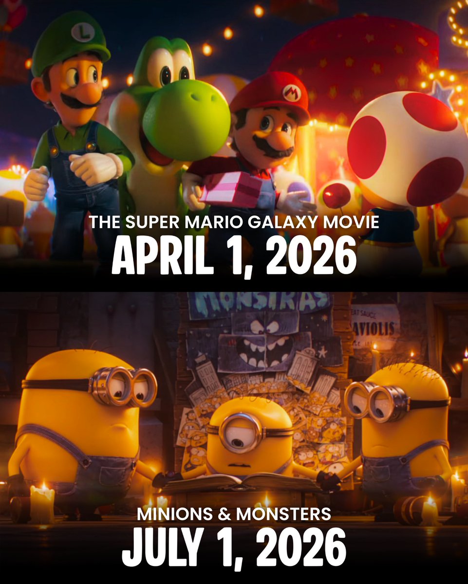 Illumination 2026 release schedule 💥