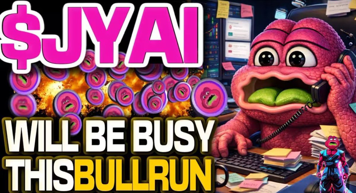 Main Account <a href="/JYAI_JERRY/">JYAI</a> 💥
Video By <a href="/GossipatorNews/">Gossipator</a> 🫡

$JYAI COIN PRICE IS GOING TO DO SO MUCH IN THE BULL RUN!!! youtu.be/6C2Cf-z4Tag?si… via <a href="/YouTube/">YouTube</a>