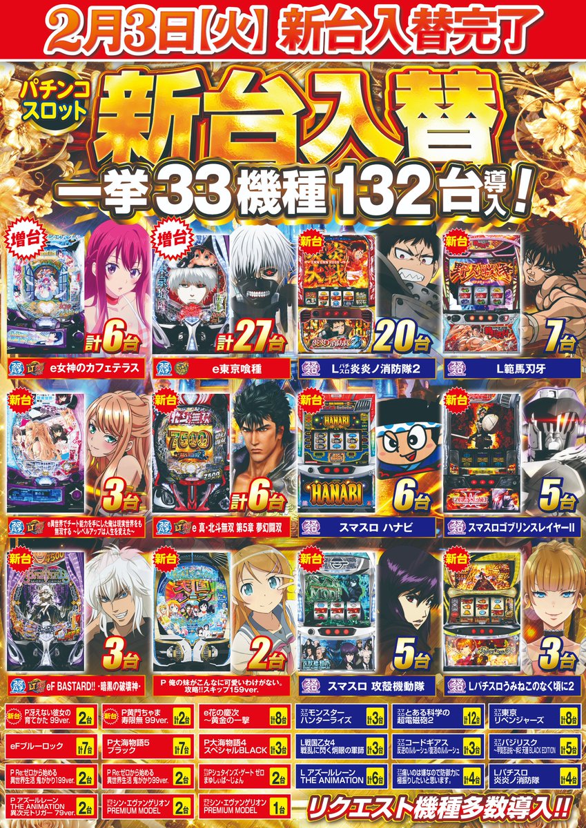 2月10日（火）朝9時開店』 明日も朝から営業します 是非キャッスル