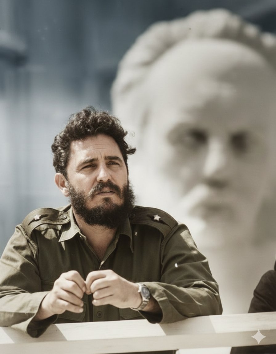 #FidelPorSiempre "Martí nos enseñó su ardiente patriotismo, su antiimperialismo, su  amor apasionado a la libertad,la dignidad y el decoro del hombre, su repudio al despotismo, y su fe ilimitada en el pueblo". #100AñosConFidel
#LatiendoConFidel <a href="/DiazCanelB/">Miguel Díaz-Canel Bermúdez</a> <a href="/JHGcasanova/">julio Heriberto Gómez Casanova</a>