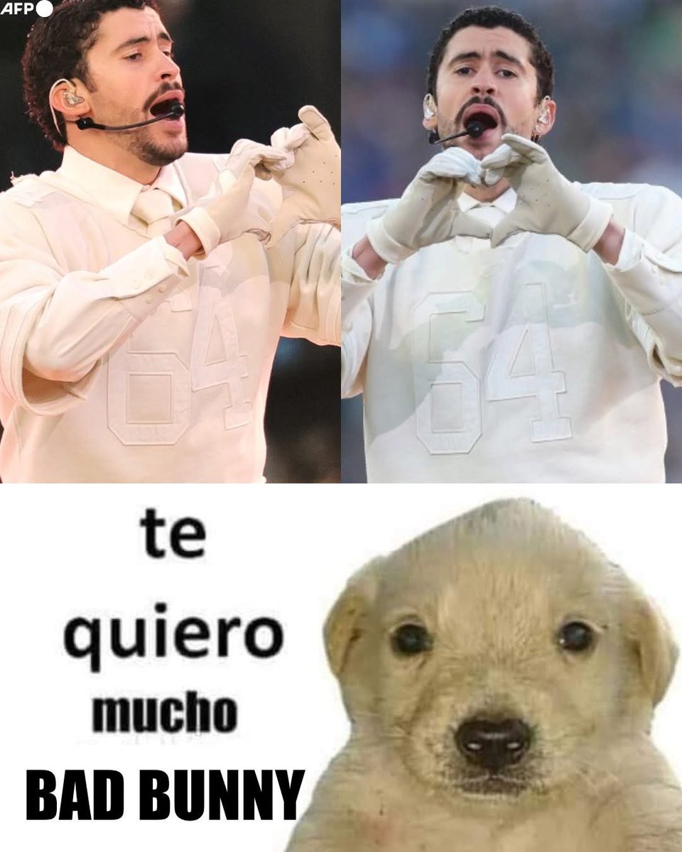 “Lo único más poderoso que el odio es el amor”

#BadBunny🐰 #SuperBowl