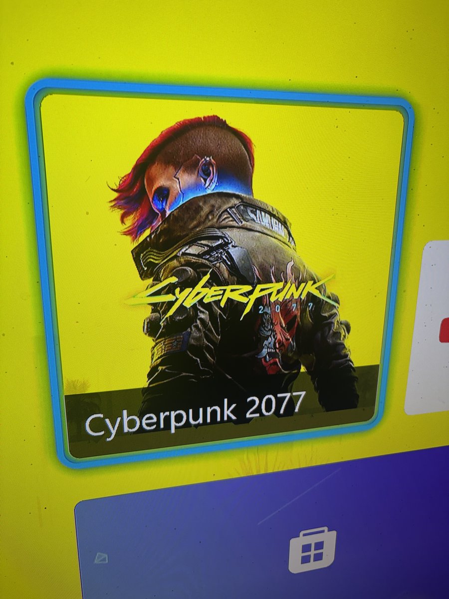 I was playing Cyberpunk 2077 on my Xbox for the first time.
