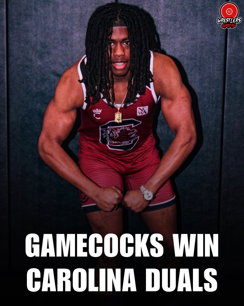 The Gamecocks went 3–0 against Clemson, Tennessee, and UNC Charlotte to win the Carolina Duals 🔥

South Carolina over Clemson, 31-19
South Carolina over Tennessee, 29-27
South Carolina over UNC Charlotte, 41-12

The teams compete in the NCWA Division. 

#SECWrestling