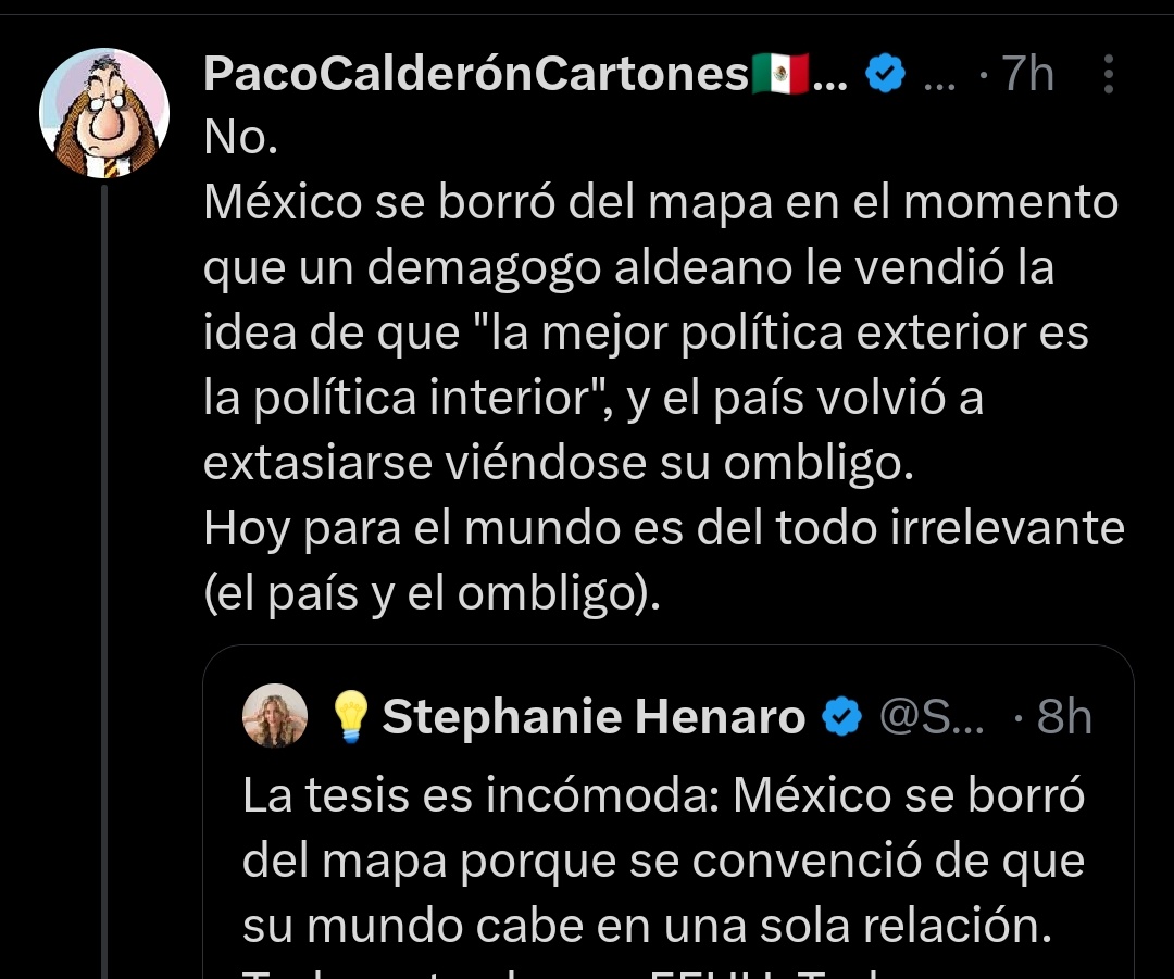 🤣🤣🤣 Después de que supimos que cobra su pensión, ya no se puede ver a <a href="/CartonCalderon/">PacoCalderónCartones🇲🇽❤️🇺🇦❤️🇮🇱</a> de la misma manera.

Antes si bien era motivo de burlas este don, mínimo podría decir que "no vivía del gobierno".
Hoy insulta a Amlo y le recuerdan que por él ya tiene una vejez asegurada y