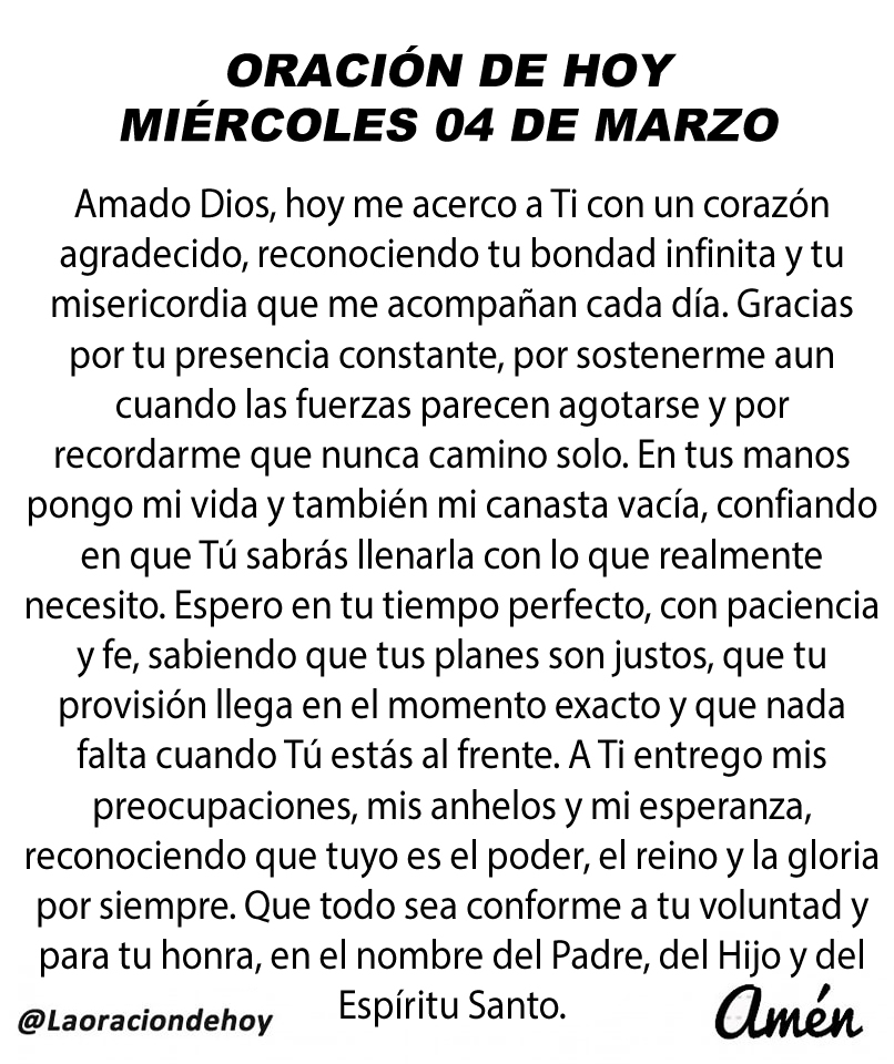 Oración De Hoy tweet media