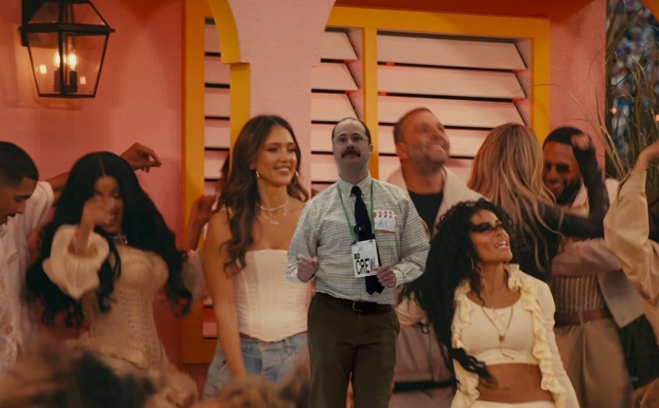 Al spotted in the Casita of Bad Bunny's halftime show