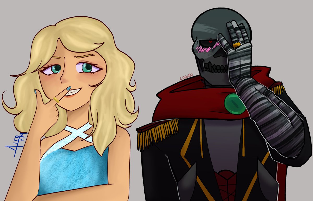 Logan_is_here_'s tweet photo. Trend Silly con mi paisano @ale_fm05 

#sabrinacarptener / #ElRichMCFanart https://t.co/LVABe3k3gO