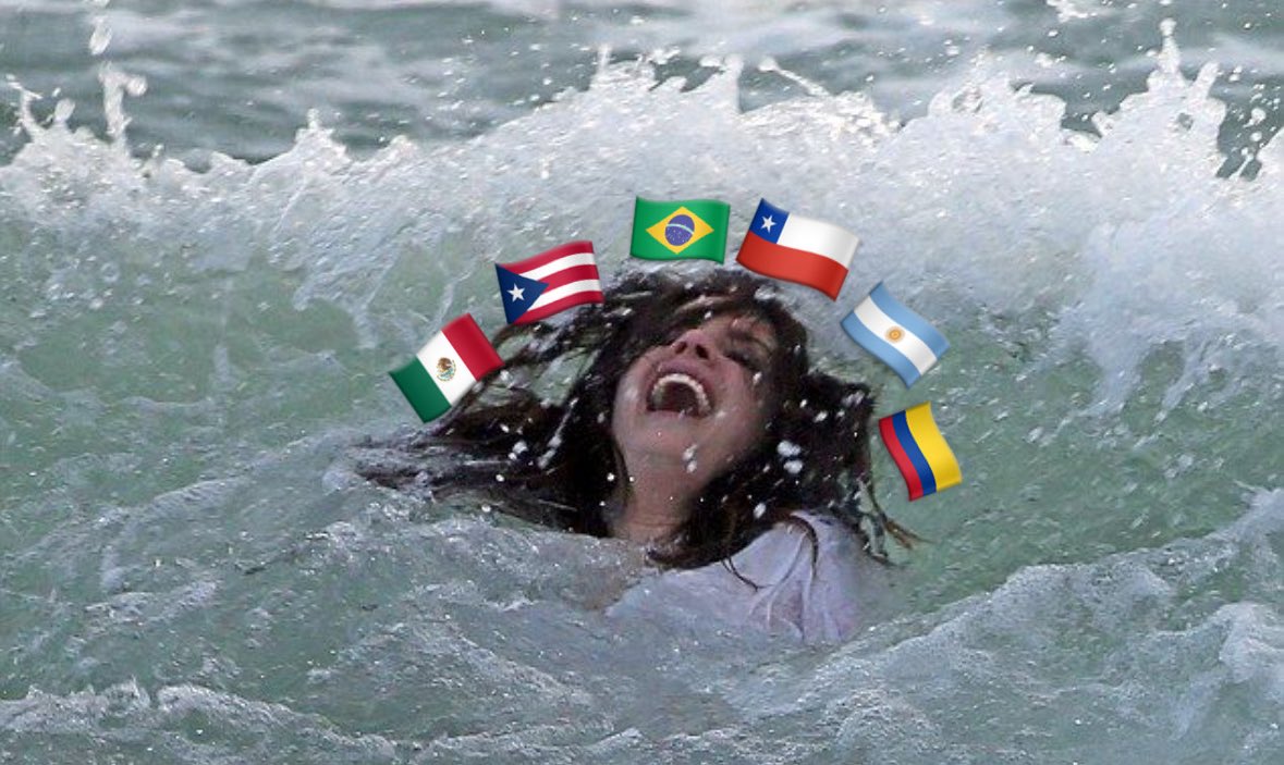 Los jochis latinos nadando en las lágrimas de los conservadores que vieron un medio tiempo en español, con banderas de Latinoamérica y dos hombres perreando: 

#BadBunny #SuperBowl