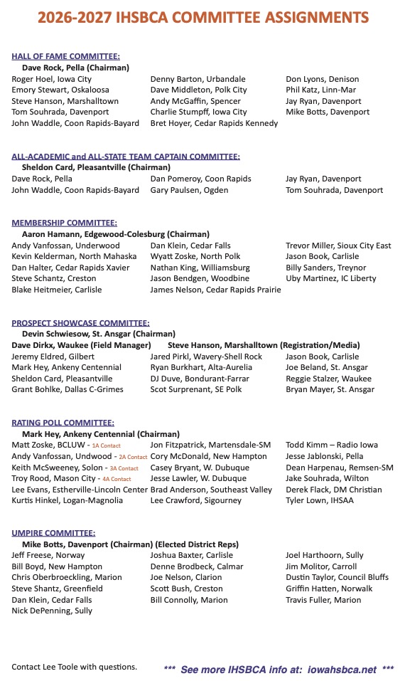 Iowa HS Baseball Coaches Association tweet media