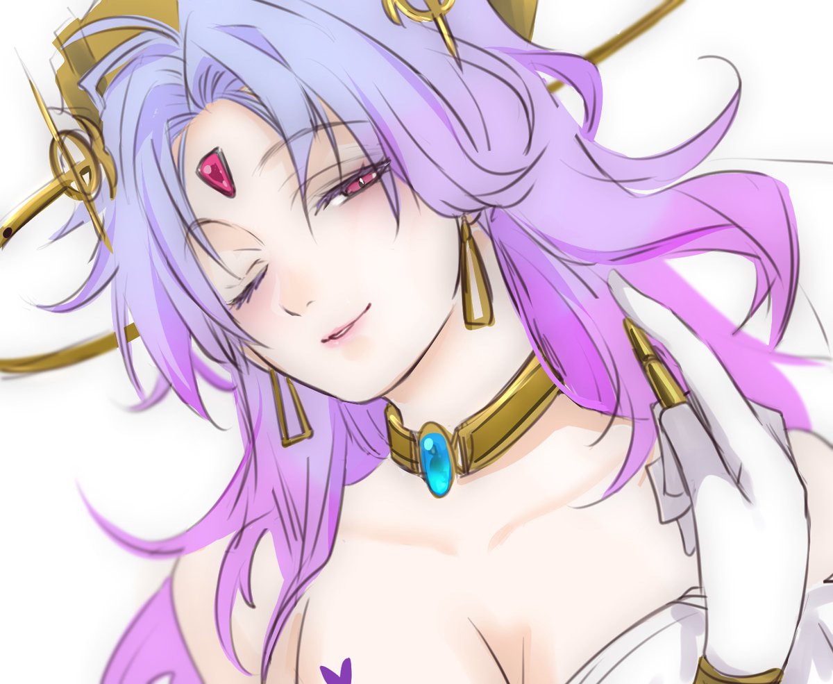 【本日の落書き③】
セリーヌ
(スターオーシャン２)

EXを再視聴して、こんな感じでオペラさんから貰った香水つけてたりするんかなーって描いてたやつ！