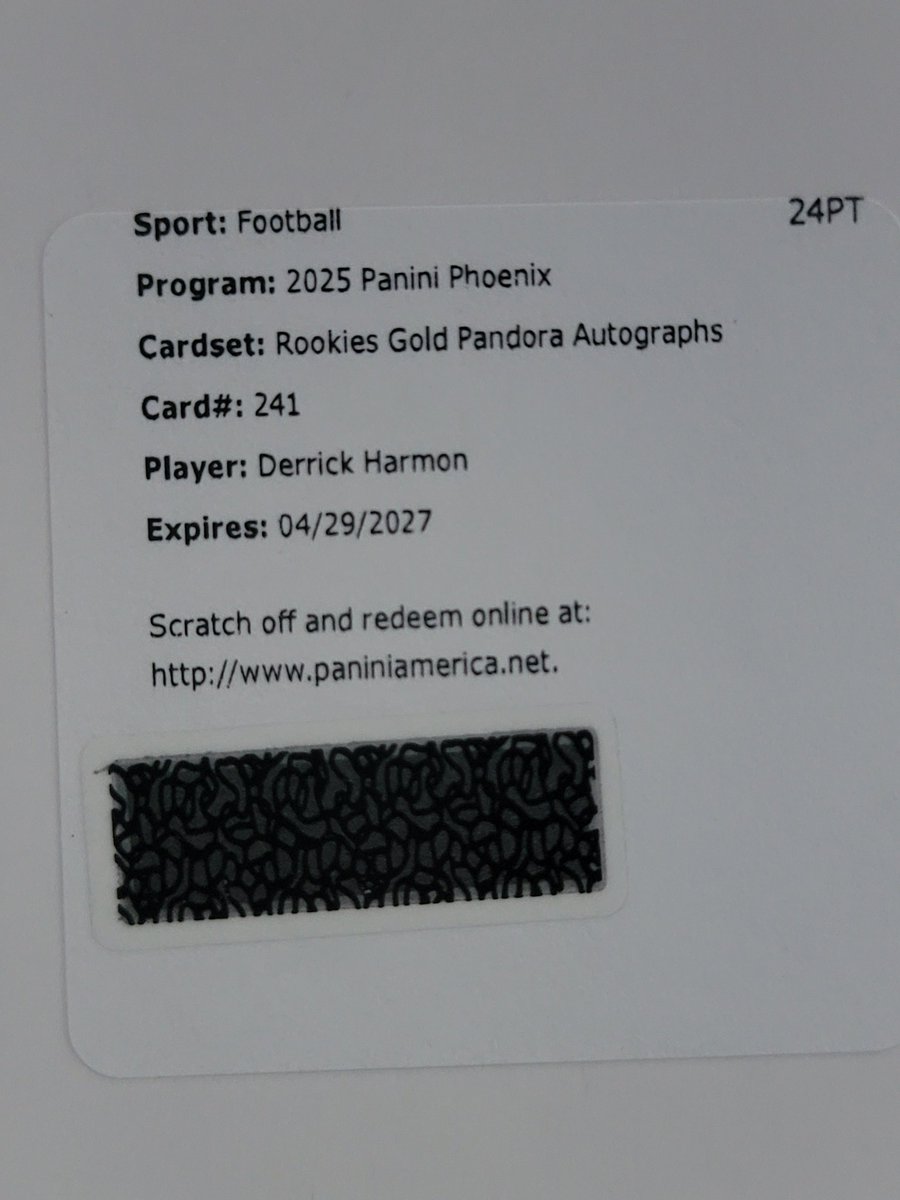 <a href="/cardrestocks/">Flip</a> Super Bowl Rip from another <a href="/cardrestocks/">Flip</a> HOT LINK

Justin Jefferson Color Blast

Derrick Harmon GOLD Pandora Auto /10

Same box!

Just ordered more!