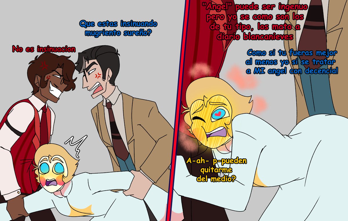 Al_Toons's tweet photo. Alastor x Luci x Vincent

Sean honestos, estos dos se odiaría a muerte si se hubieran conocido
Es mas, estoy seguro de que Alastor lo odiaba en vida https://t.co/1O3OCwXUAY