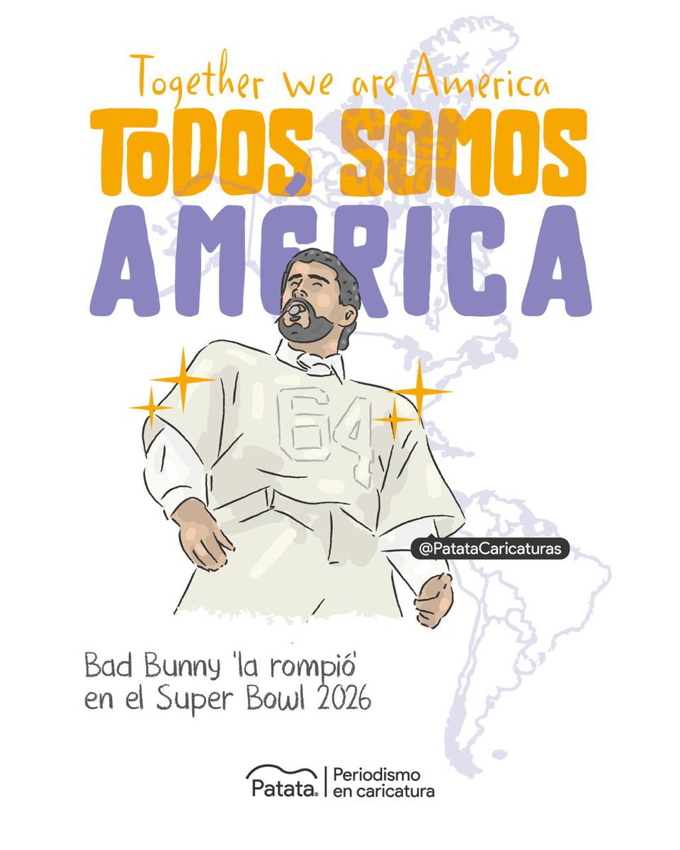 🏈🎶 Todos somos América: Increíble show de Bad Bunny en el Super Bowl.