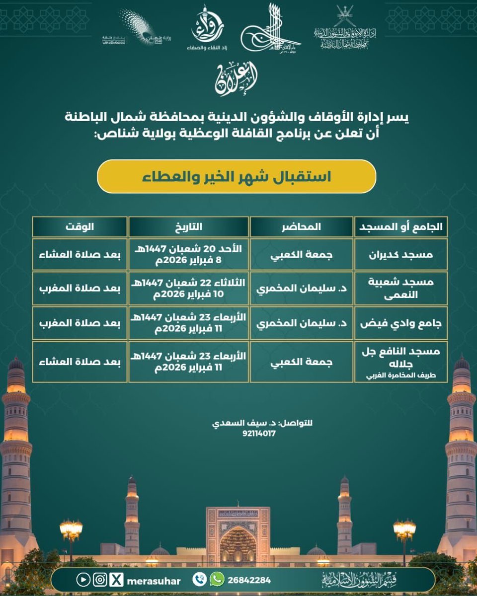 suliman1973's tweet photo. اللهم إن ضاقت بنا الدنيا فوسّعها علينا برحمتك،
وإن أثقلتنا الهموم فخفّفها بكرمك،
وإن خفنا من القادم فبشّرنا بخيرٍ منك يسبقنا إليه.
(برنامج شهر رمضان ). https://t.co/NfPfBNHKqg