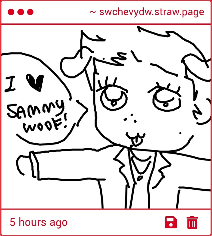 THIS IS SO CUTE HELP first kitty sam now puppy dean, they're matching yesyesyes!! i reallyy love this thank you sm, already added to my strawpage ✍️🏻