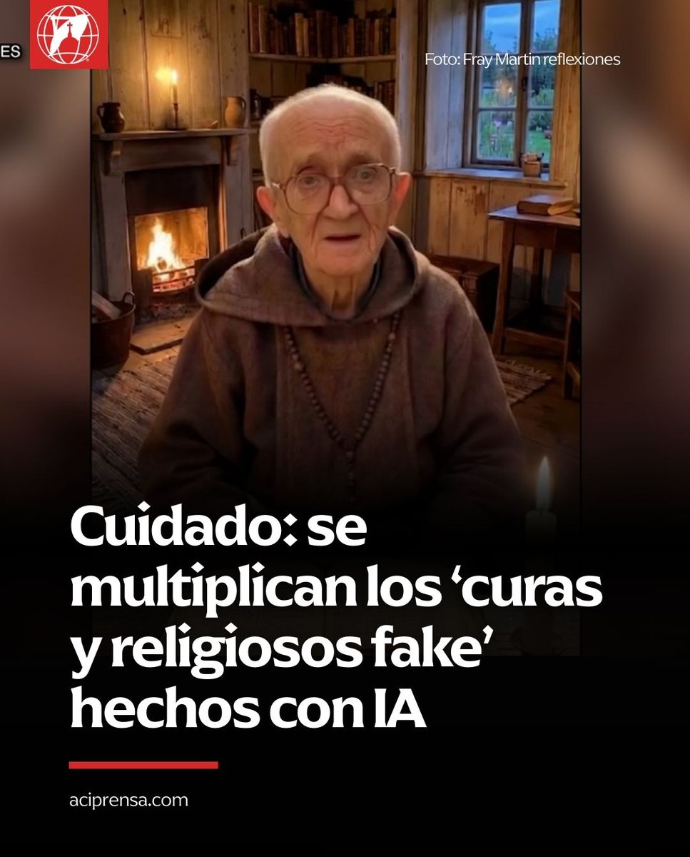 Videos de supuestos frailes, como el popular “Fray Martín” en Instagram, y religiosas en redes sociales están siendo creadas con inteligencia artificial (IA), lo que genera desinformación, advirtió el músico católico e influencer Pablo Martínez en declaraciones a EWTN Noticias.