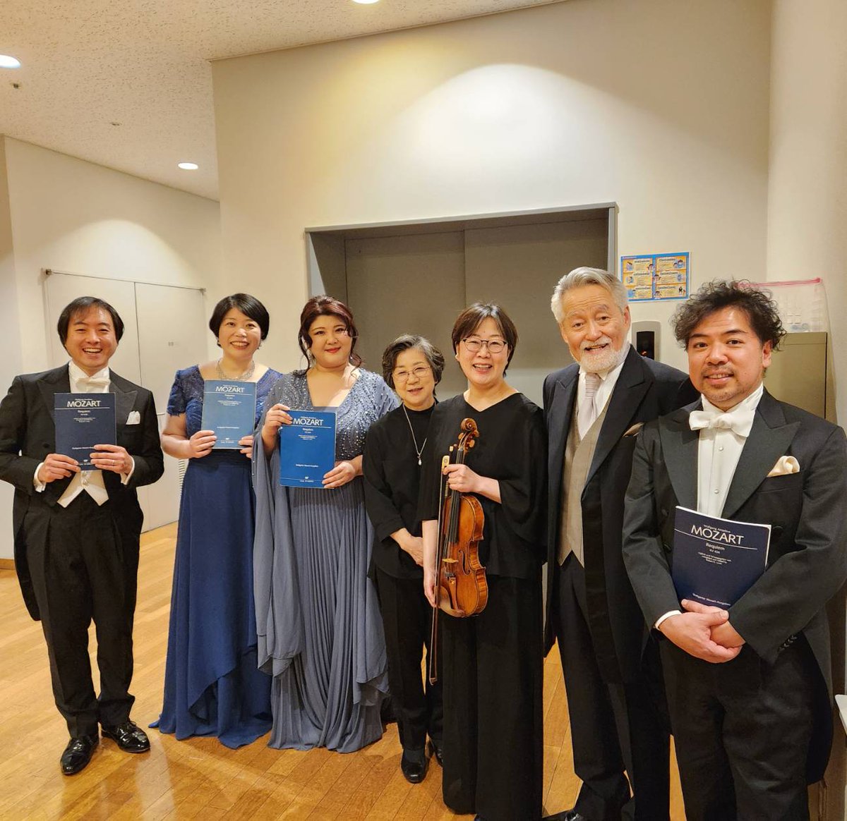 2/8(日) #山響 第330回定期演奏会2日目も終演。#鈴木秀美 と #中江早希 さん #谷地畝晶子 さん #中嶋克彦 さん #深瀬廉 さんの独唱陣、コンサートマスターの #犬伏亜里 さん、オルガンの #今井奈緒子 さんと📷レクイエムの荘厳な音楽が、前半の晴れやかな行進曲、ハフナーによってより引き立ちました🍀