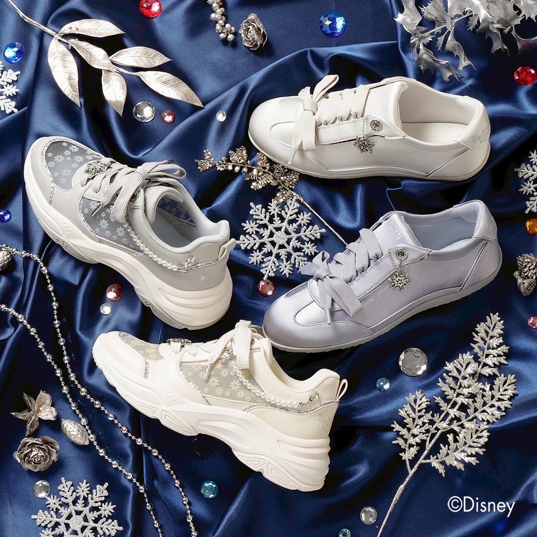 わたしが描いたディズニー公式アナ雪イラストコラボスニーカー👟発売