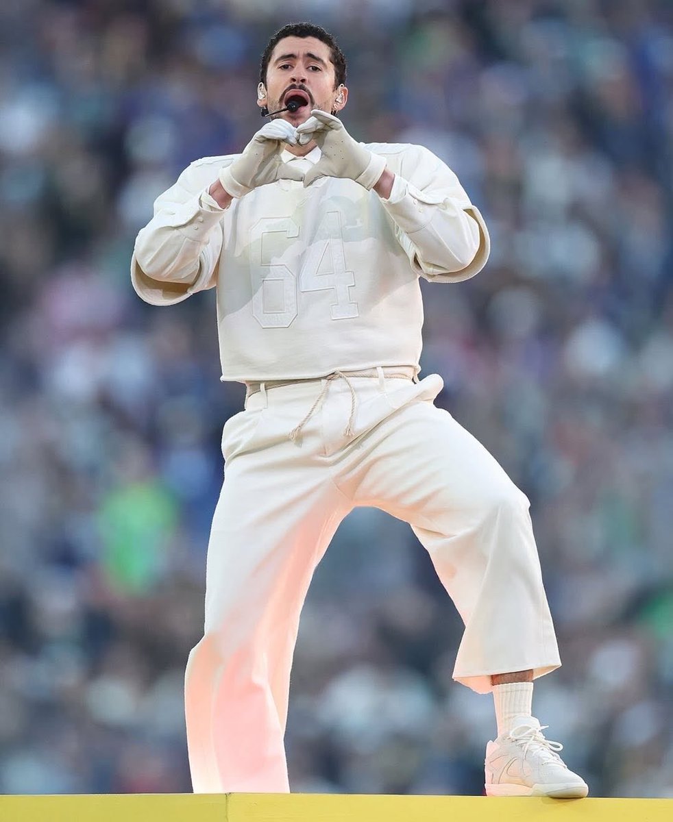 Many people didn’t understand a word Bad Bunny said during his Super Bowl halftime performance, but it was iconic because you could feel the love of people and culture. Puerto Rican culture is American Culture. Together we are America.
