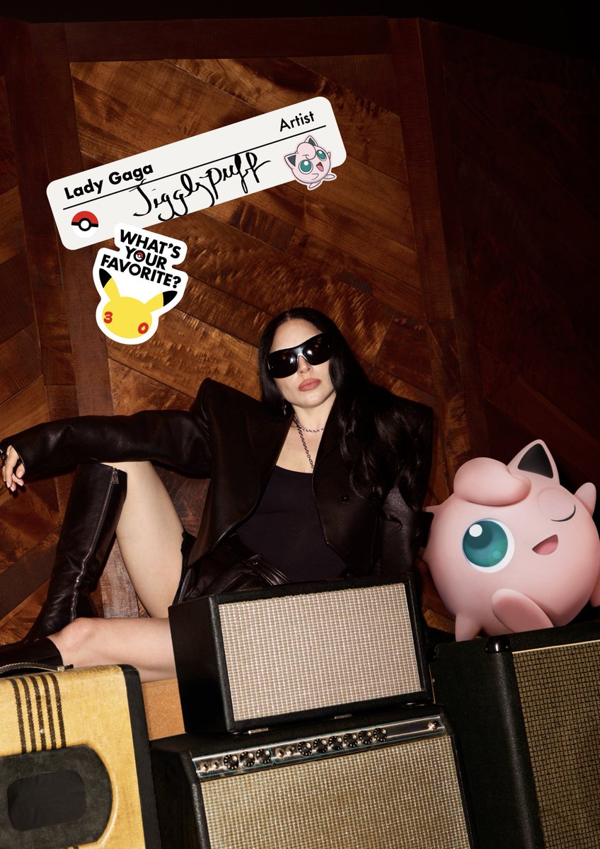 Lady Gaga and Jigglypuff stun in new photos for #Pokemon30