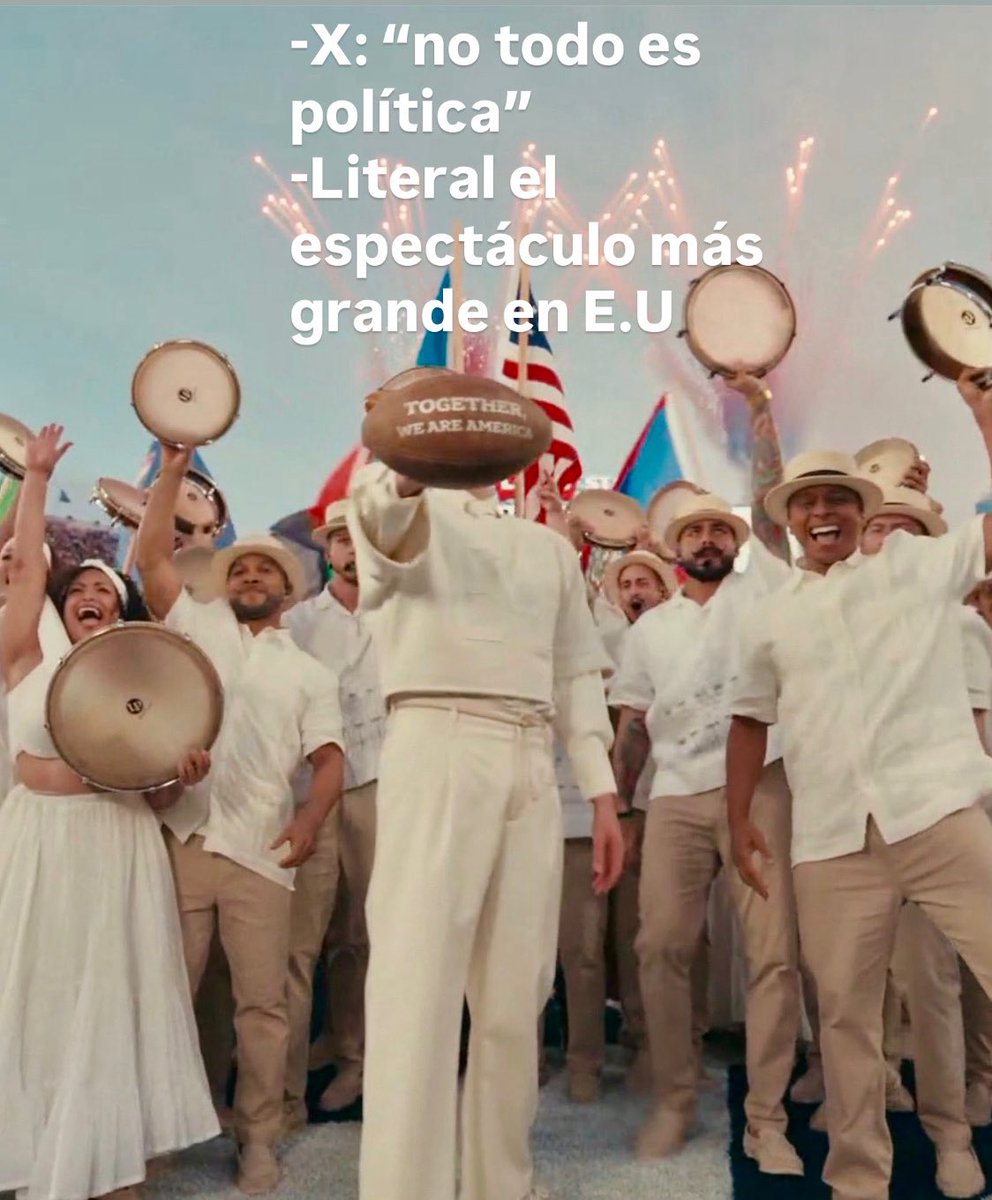 Para los nadaqueverientos, la política ES TODO 🤗

#SuperBowl