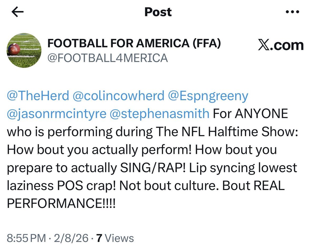 FOOTBALL4MERICA's tweet photo. @AP https://t.co/KA8uwVThTS