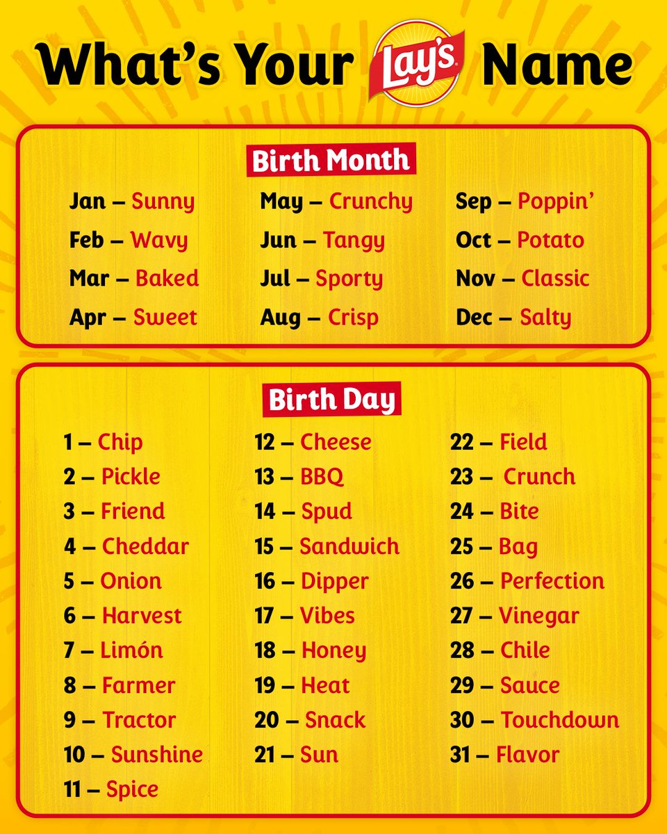 Comment your Lay’s name below using #LaysSBLX and we might send you a surprise ⬇️ #SBLX