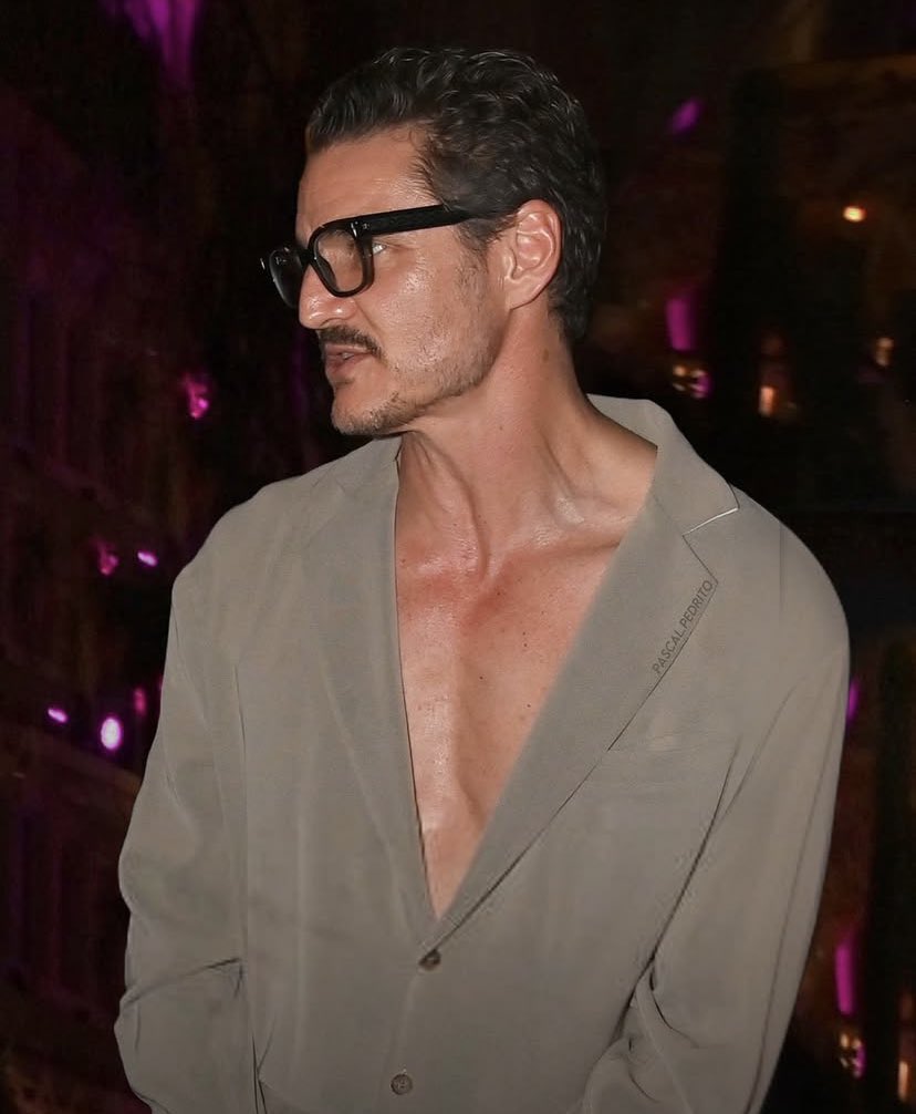 buffypascal's tweet image. if there’s one thing this man will do it’s display an obscene amount of chest