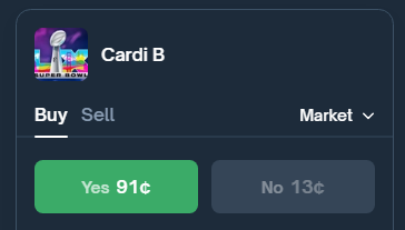 So Kalshi has a 3 page document to make sure everyone knows exactly what they are betting on but Polymarket doesn't and just wants to leave an ambiguous word for betters to decide ?

Kalshi currently trending towards no, not a performance while Polymarket is completely inversed