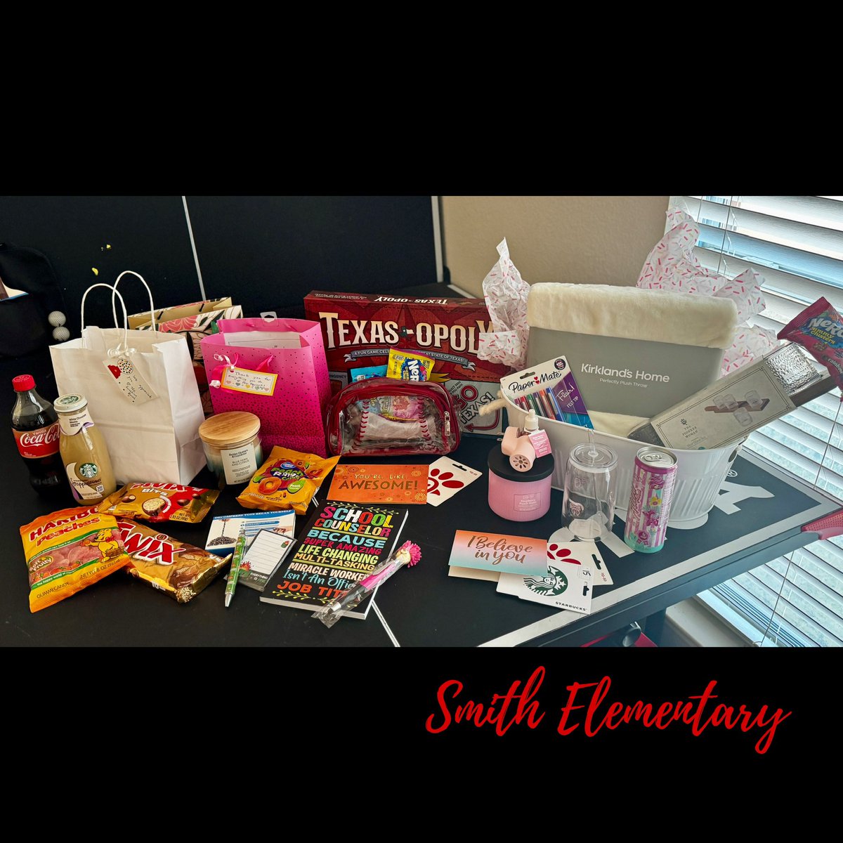 katie_counselor's tweet image. Thank you to my fabulous school family for loving on me last week during National School Counseling Week.💗 I adore working alongside y’all to do what’s best for kids.🫶🏻 #smithstars #nationalschoolcounselingweek