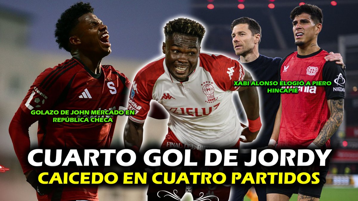 ¡CUARTO GOL DE JORDY CAICEDO EN CUATRO PARTIDOS!

MIRA EL NUEVO VIDEO AQUÍ: youtube.com/watch?v=nwlt7m…