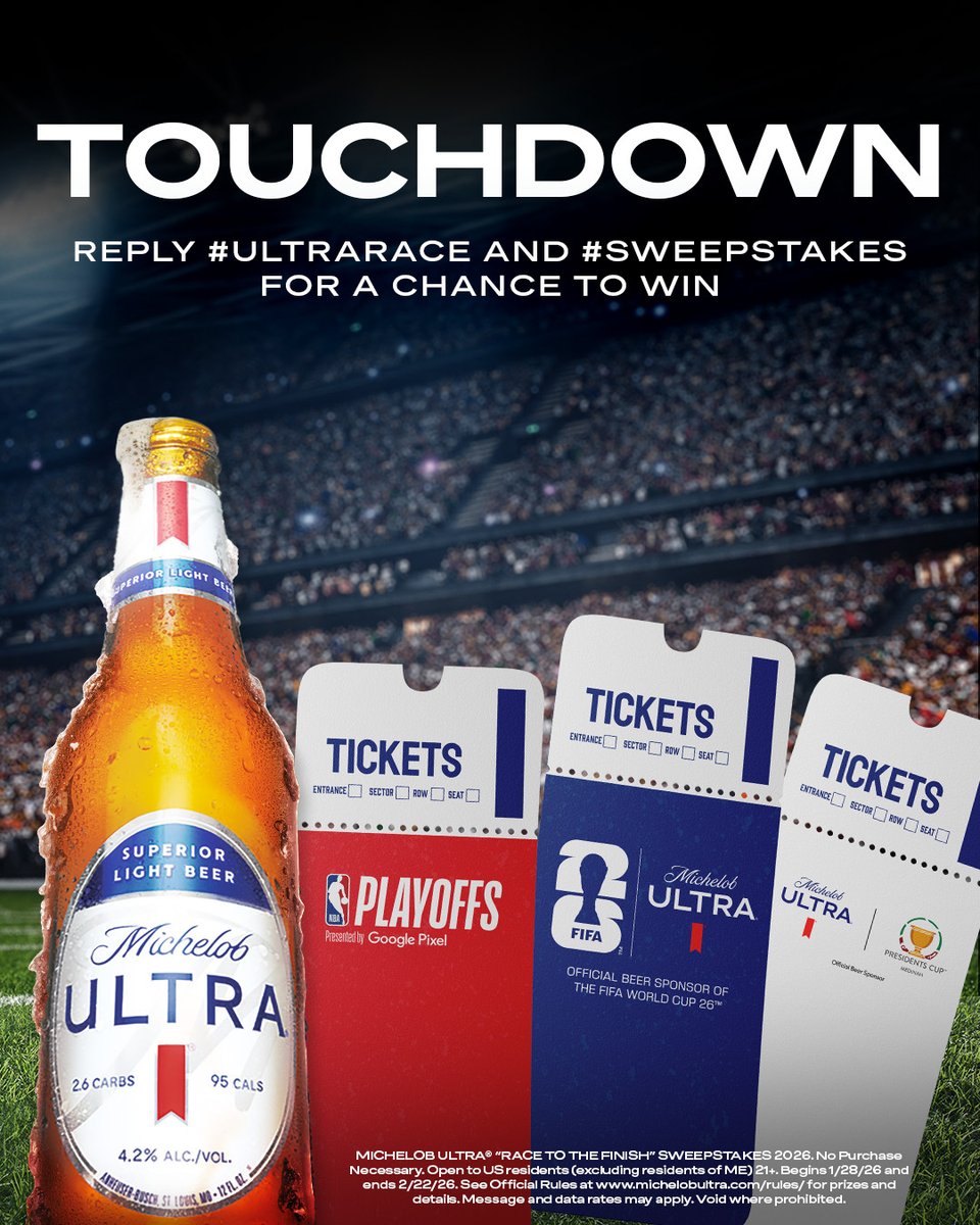 Michelob ULTRA tweet media