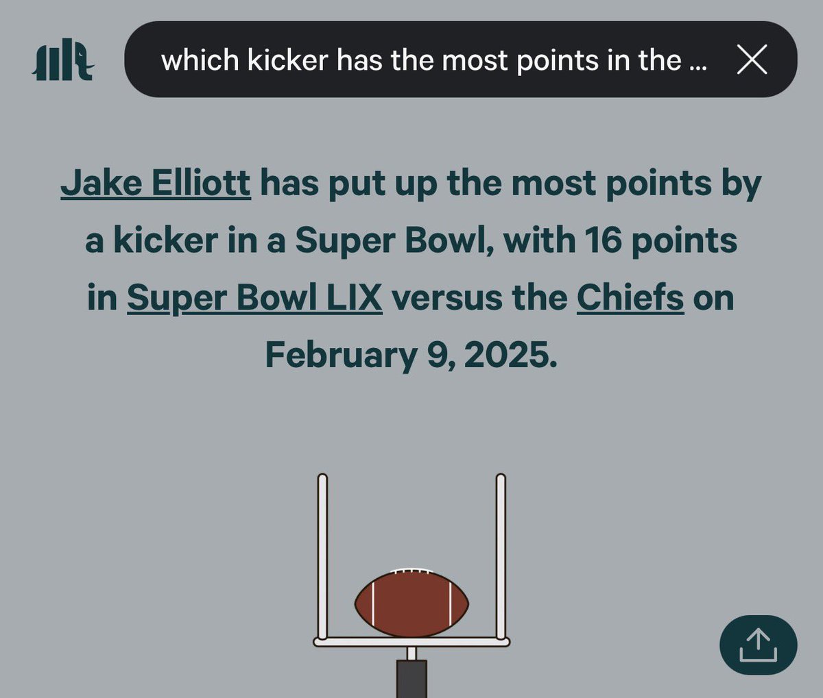 Jason Myers getting close to the record for most points in the #SuperBowl from a kicker. He’s at 13, the record is 16.