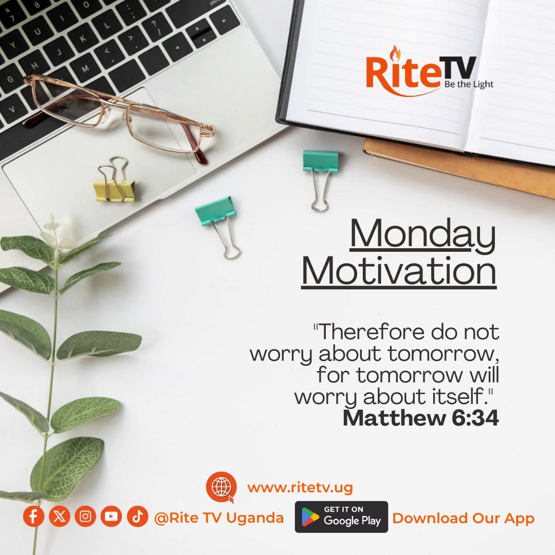 RiteTelevision's tweet photo. Start your week with a clear mind and a focused heart.
This Monday, let’s trade our "what-ifs" for a little more presence, tomorrow is going to handle itself your only job today is to do your best with the here and now.
#MondayMotivation| #RiteTV