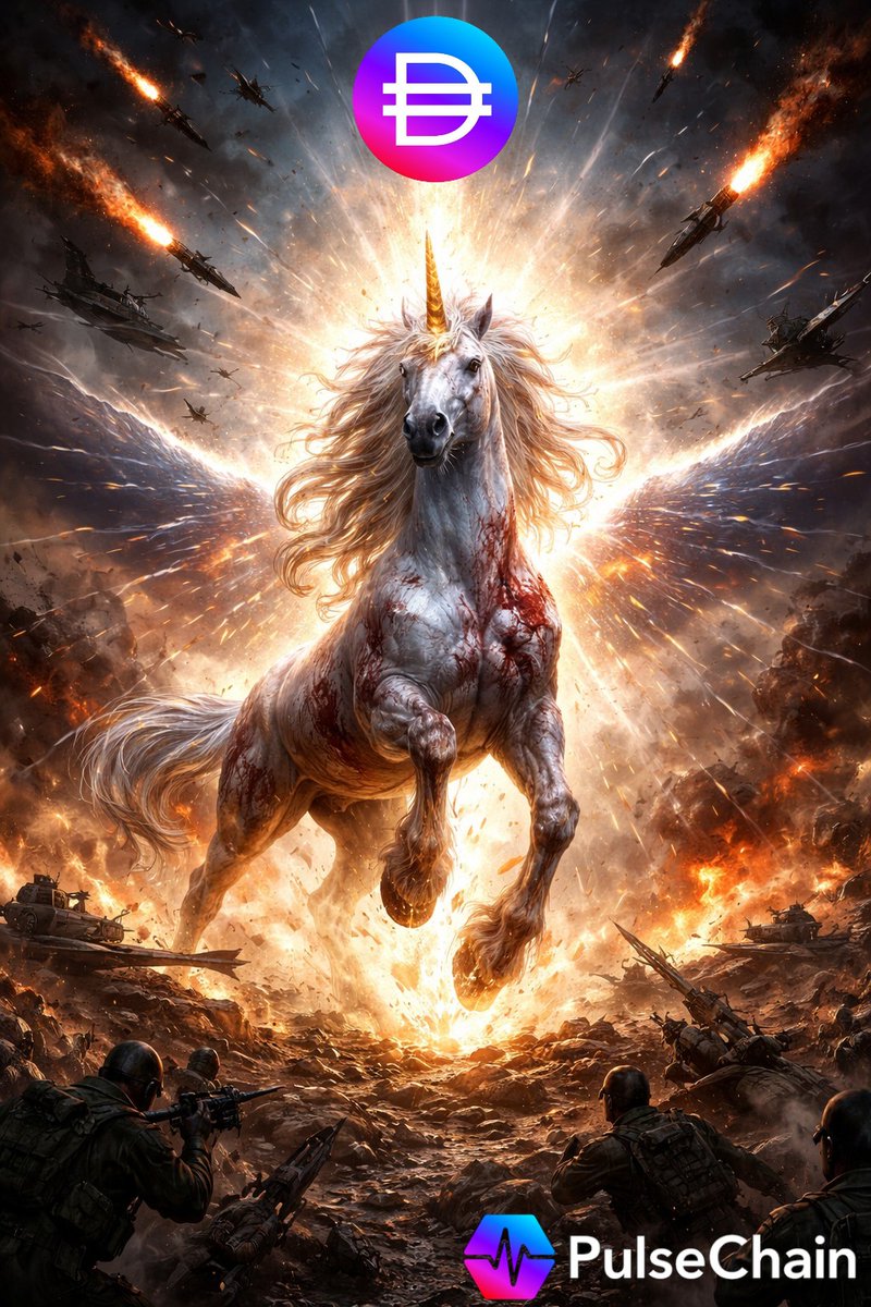 Caesar_Skiba's tweet image. $pDAI will be an immortal unicorn.

No one is going to be able to copy it. 
One because people are greedy.
Two because it's near impossible to recreate.

Pure code. No admins.
No depegging. No rug pulls. 

Code forever.

#Pulsechain
#ProveX
#PulseX
#Hex
#PDAI
#PCOCK
#INC