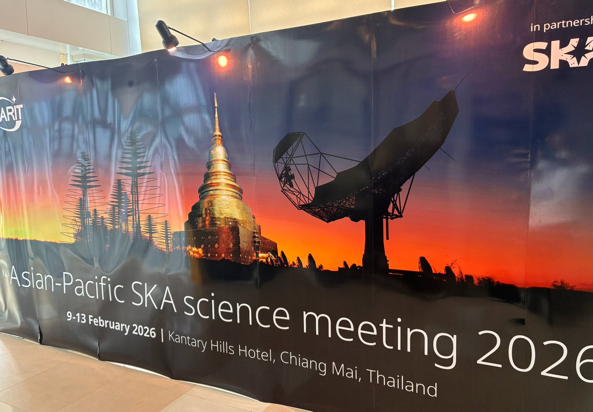 本日よりタイのチェンマイにて”Asian-Pacific SKA Science meeting”が開催されています。このポスト以下のツリーで研究会の様子をお届けしていきます。