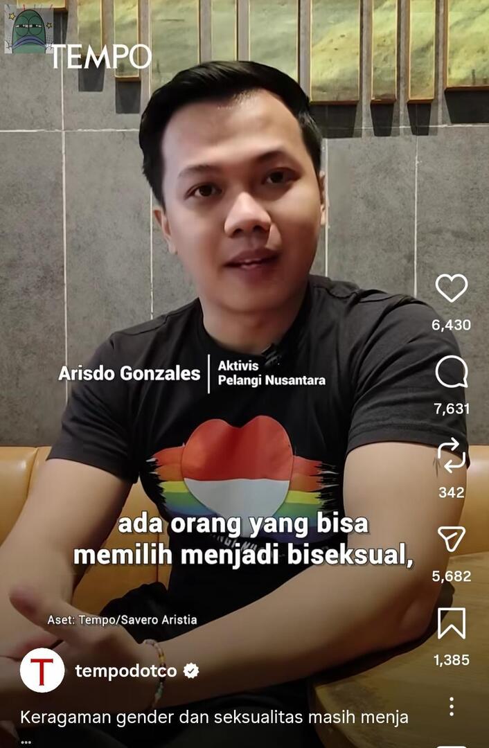 tanyarlfes's tweet image. 💚 guys sbg orang yg ngikuti berita TEMPO, knp dalam hal issue seksual mrk agak blunder ya? I mean,TEMPO klo mau merjuangin hak minority knp Ku liat timpang ke LGBT yg udah jelas ngga sesuai sama norma ketimuran Indonesia ya?🤔