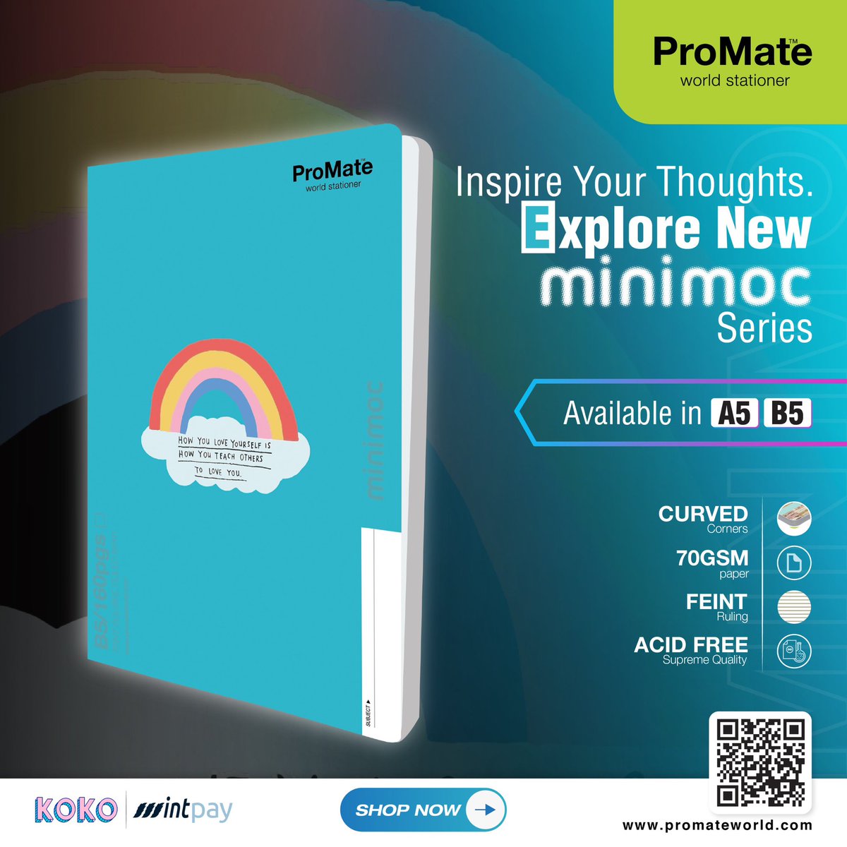 ProMateWorld's tweet image. 𝔼𝕩𝕡𝕝𝕠𝕣𝕖 𝕥𝕙𝕖 𝕒𝕝𝕝 𝕟𝕖𝕨 𝕙𝕚𝕘𝕙-𝕢𝕦𝕒𝕝𝕚𝕥𝕪 𝕖𝕩𝕖𝕣𝕔𝕚𝕤𝕖 𝕓𝕠𝕠𝕜𝕤 𝕤𝕖𝕣𝕚𝕖𝕤 𝕗𝕠𝕣 𝕤𝕔𝕙𝕠𝕠𝕝…

#ProMate #promate #minimoc #stationery #education