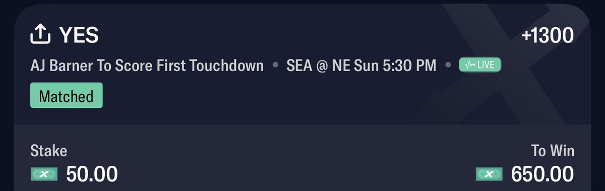 dpacpicks01's tweet photo. 1st TD Scorer!!!! ✅✅✅💰💰💰💰 @PlayProphetX @PXPartners_ https://t.co/Umcedf6CXW