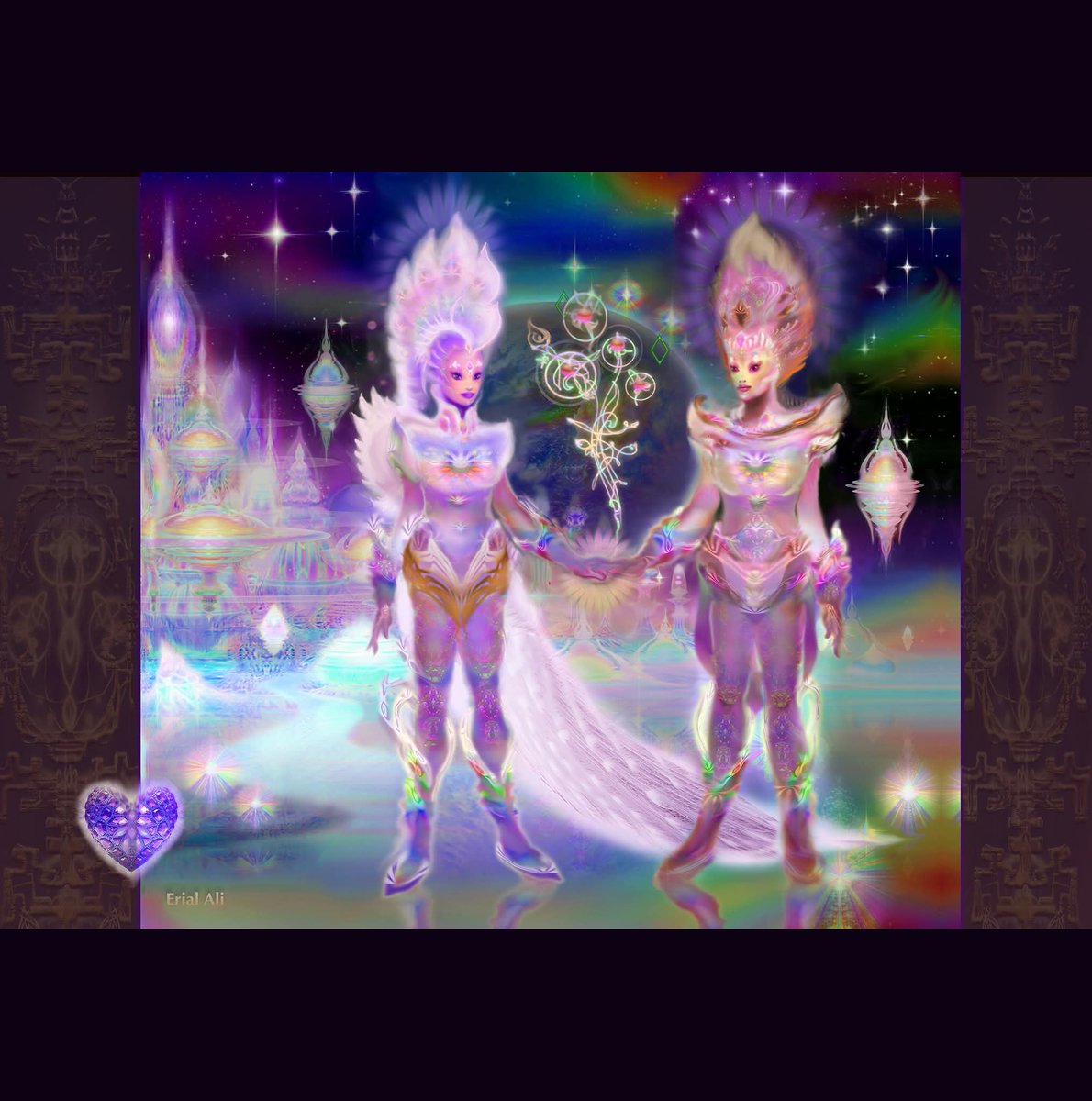 Utopian Ambassadors sharing Seed Codes for Universal Love 
✨️🪷❤️‍🔥🪷✨️
 The Utopian Ambassadors know that love and affection are universal laws. To seal this bond with loves kiss or a glorious hug is a unique aspect of physical life. Yet Love is beyond even form. Love is 🧡