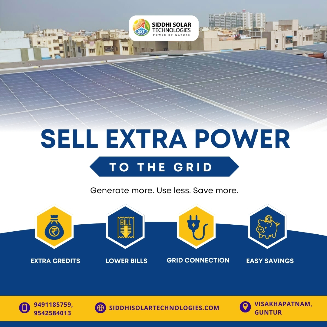 SiddhiSolar's tweet photo. Did you know your rooftop solar can do more than reduce your bill? 

📞 9491185759 | 9542584013
🌐 https://t.co/PJZragvudE
📍 Visakhapatnam | Guntur

#NetMetering #RooftopSolar #SolarSavings #SolarPower #GoSolar #ElectricityBillSavings #SiddhiSolarTechnologies #bestsolarcompany https://t.co/yGVtF3UrSt