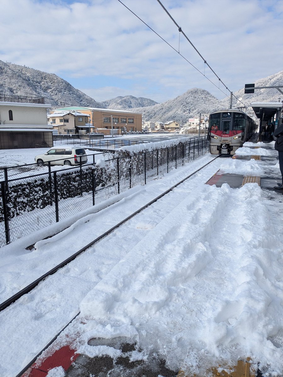 今日の可部線河戸帆待川駅です。