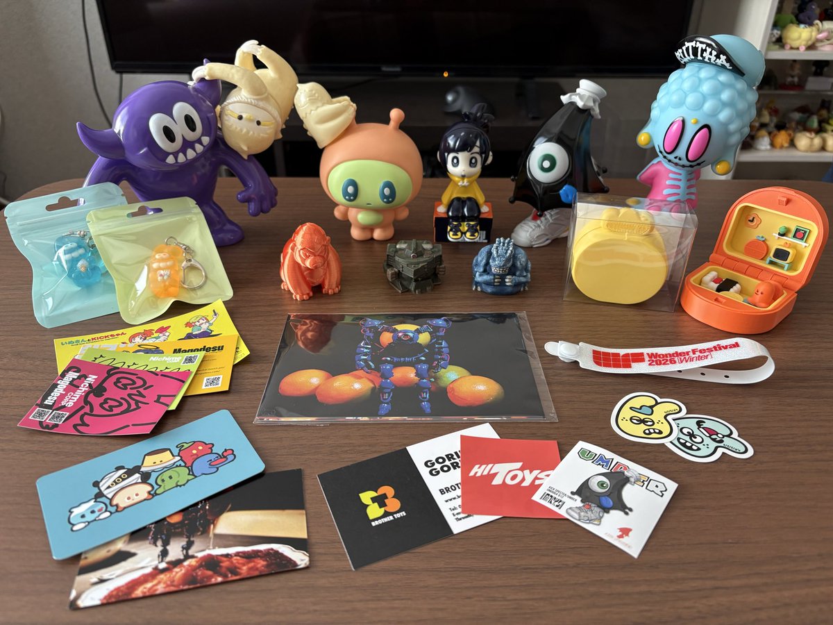 RT @d4r1XeXfqrlJhHz: #WF2026F&東京ソフビ巡り 色々な作品を見られて