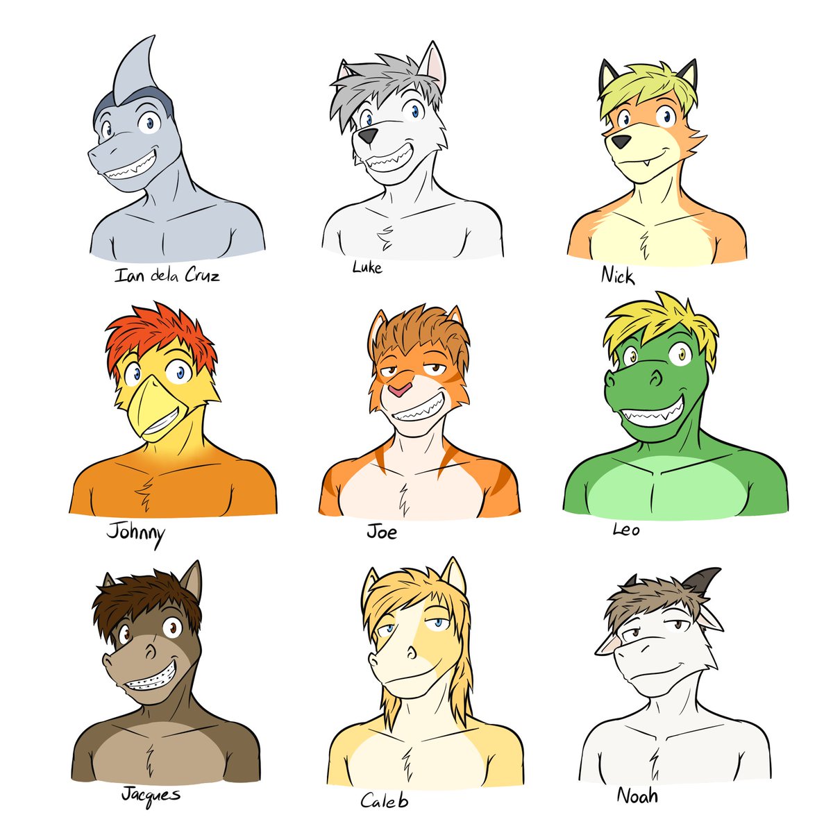 More headshots, so many characters.