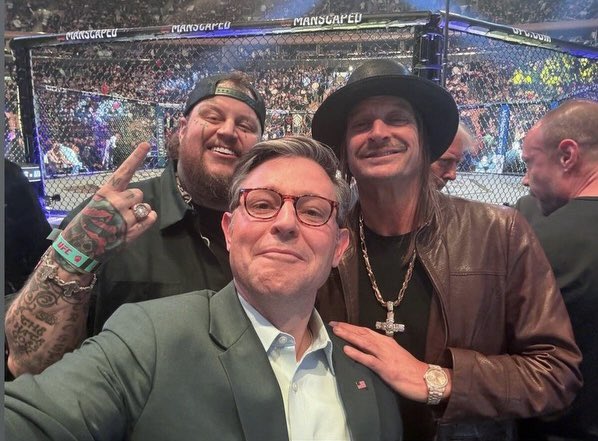 SpeakerJohnson's tweet image. The best moments in broadcast so far this year? Jelly Roll at the Grammys &amp;amp; Kid Rock at the @TPUSA’s All-American Halftime Show!