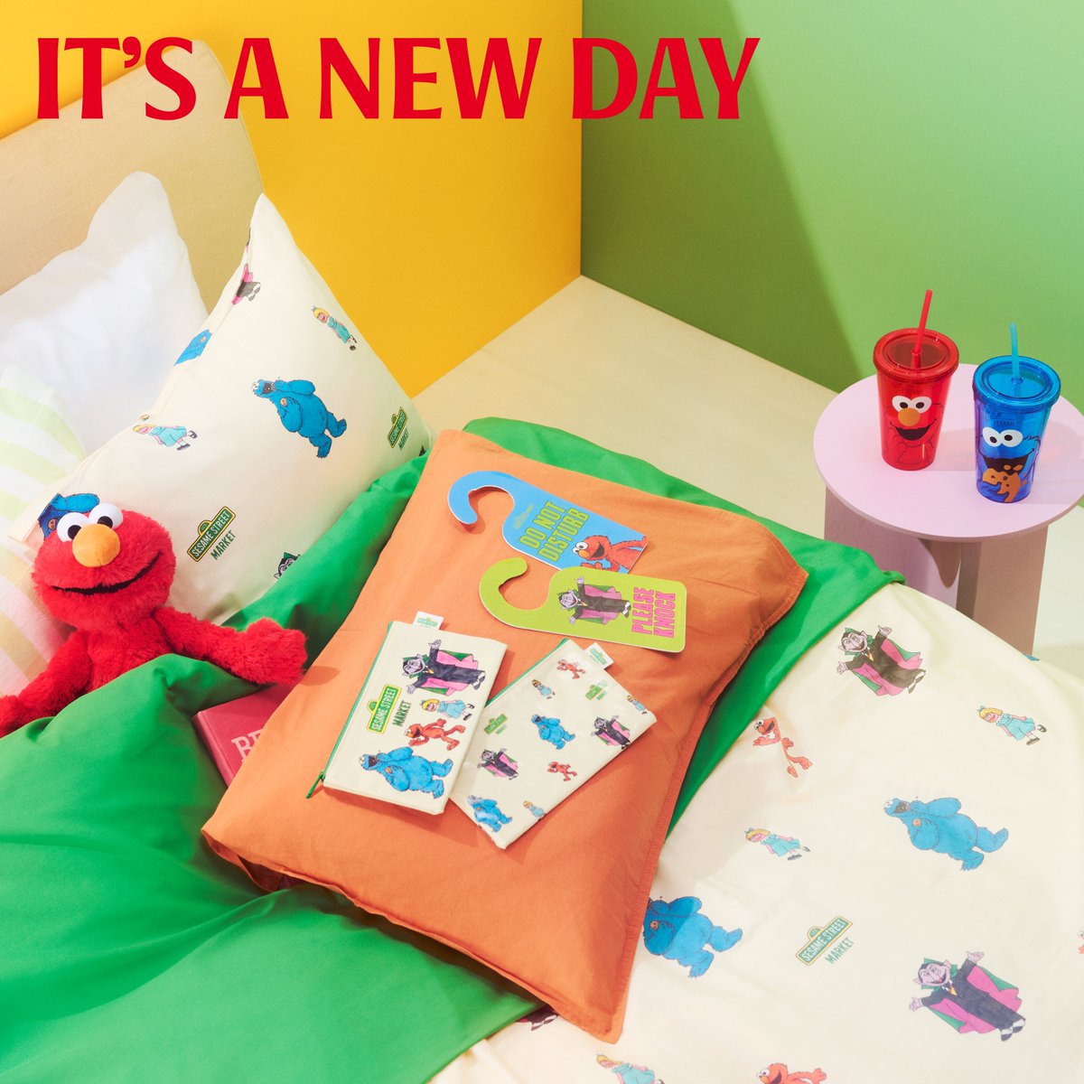 ☀️IT'S A NEW DAY🛌 新たな季節の始まりをセサミストリートの仲間