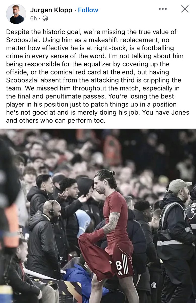 David_laslo93's tweet photo. Of course I will sound like a fanboy… But it’s a straight correlation between football understanding and how much you love to watch Szoboszlai. If you want to learn the game just watch him https://t.co/IvUdoDMZL8