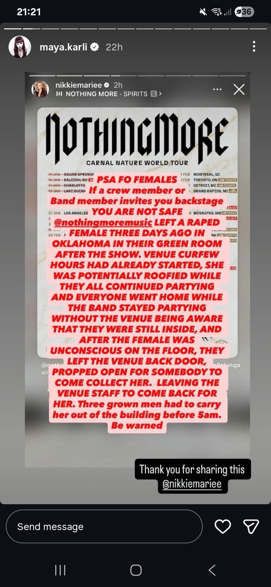 If it aint fuck Nothing More after this, idk what else to tell ya.