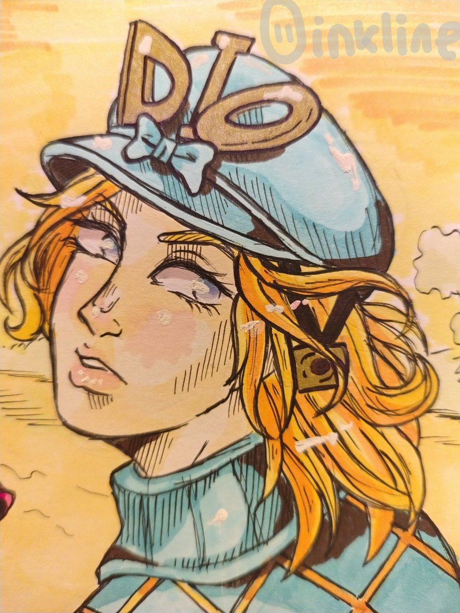 oinkline_'s tweet photo. old traditional diego (censorship bc of irl name :p) 
 #steelballrun #JJBA #fanart https://t.co/HjPLrpABCw