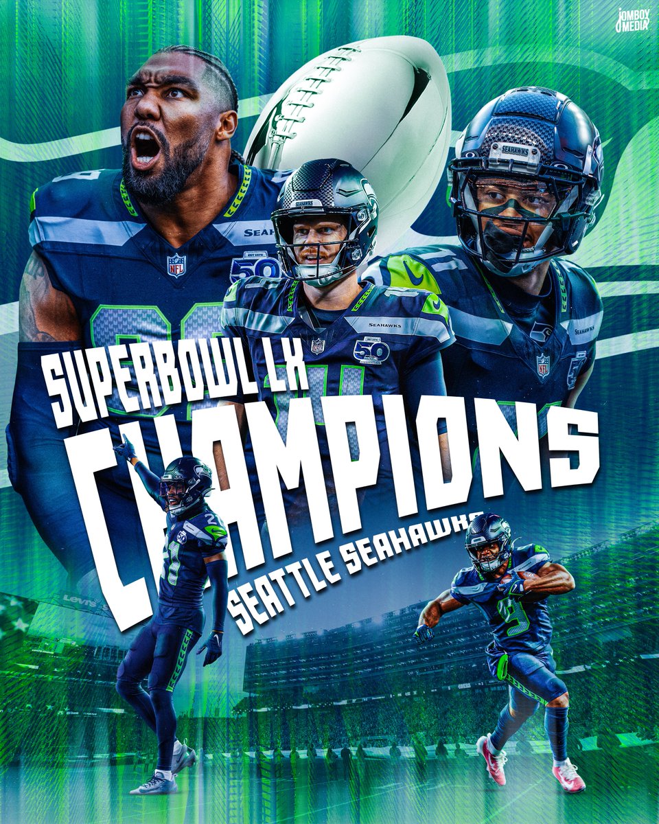 THE SEAHAWKS ARE SUPER BOWL CHAMPIONS!